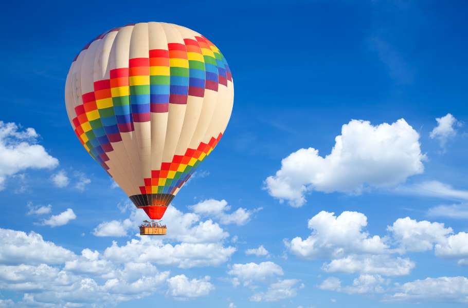 vol en montgolfière